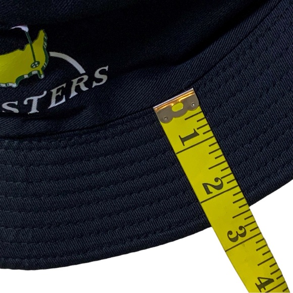 Bucket Sun Hat Reversible Masters Golf Cap Sun Cotton Twill Adult Black White - Picture 5 of 14